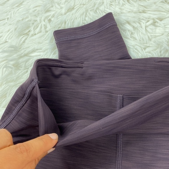 Lululemon Power Within Super High-Rise Pant 28" Heathered Black Currant - Picture 2 of 7